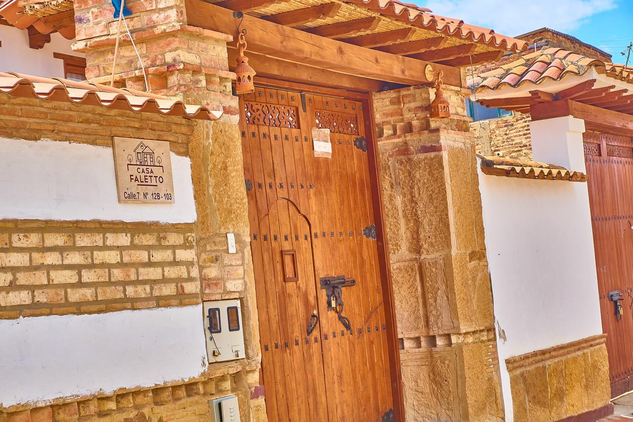 Casa De Huespedes Faletto Villa de Leyva Eksteriør bilde